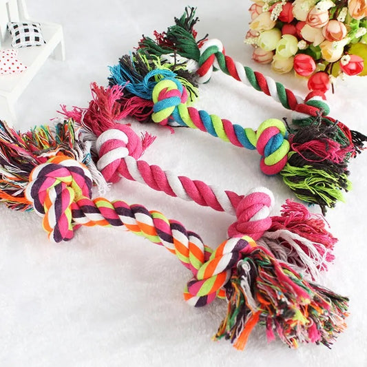 Cotton Rope Knot for Small Dog Cleaning Teeth Pet Chew Toys