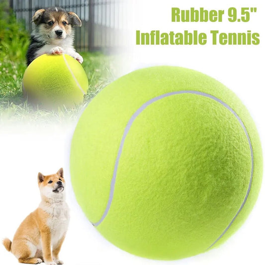 Giant inflatable tennis ball