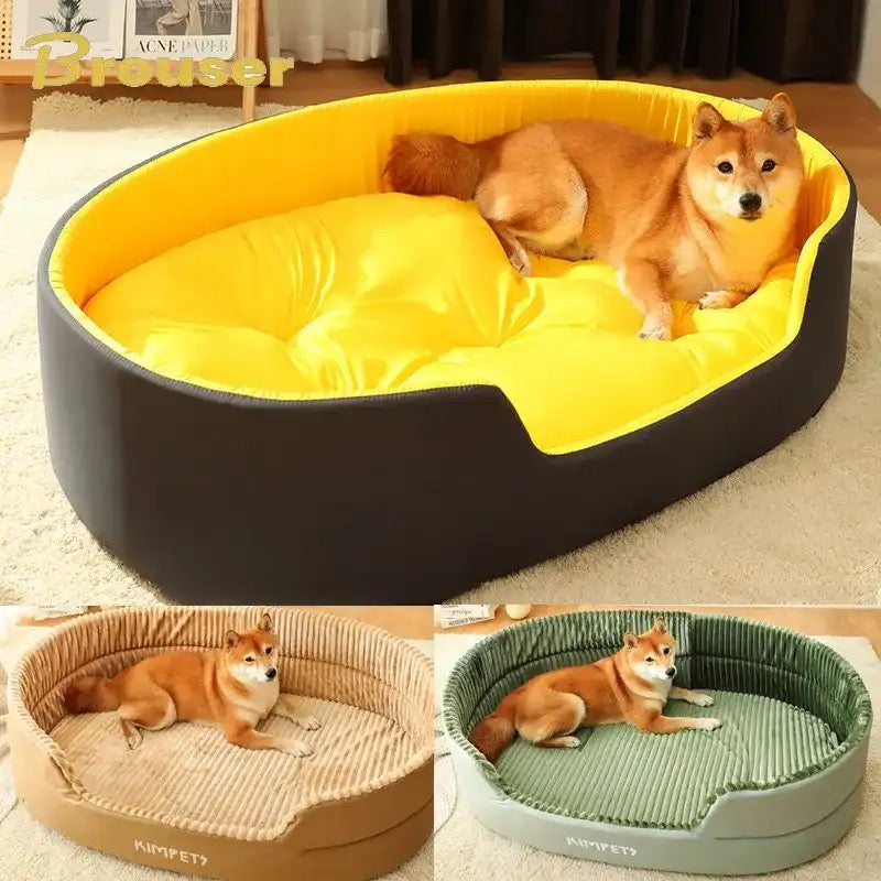 Pet Medium Waterproof Bed & Cushion
