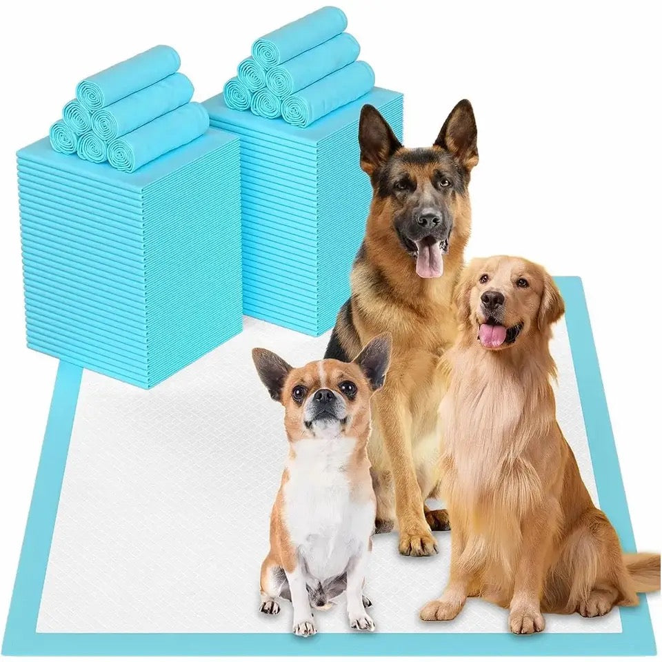 120Pcs Super Absorbent Pet Diaper Dog Training Pee Pads Disposable