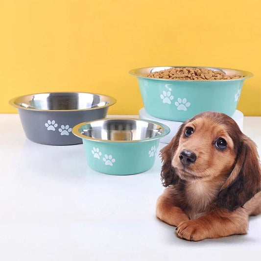 Non-Slip Dog Drinking & Feeding Bowls